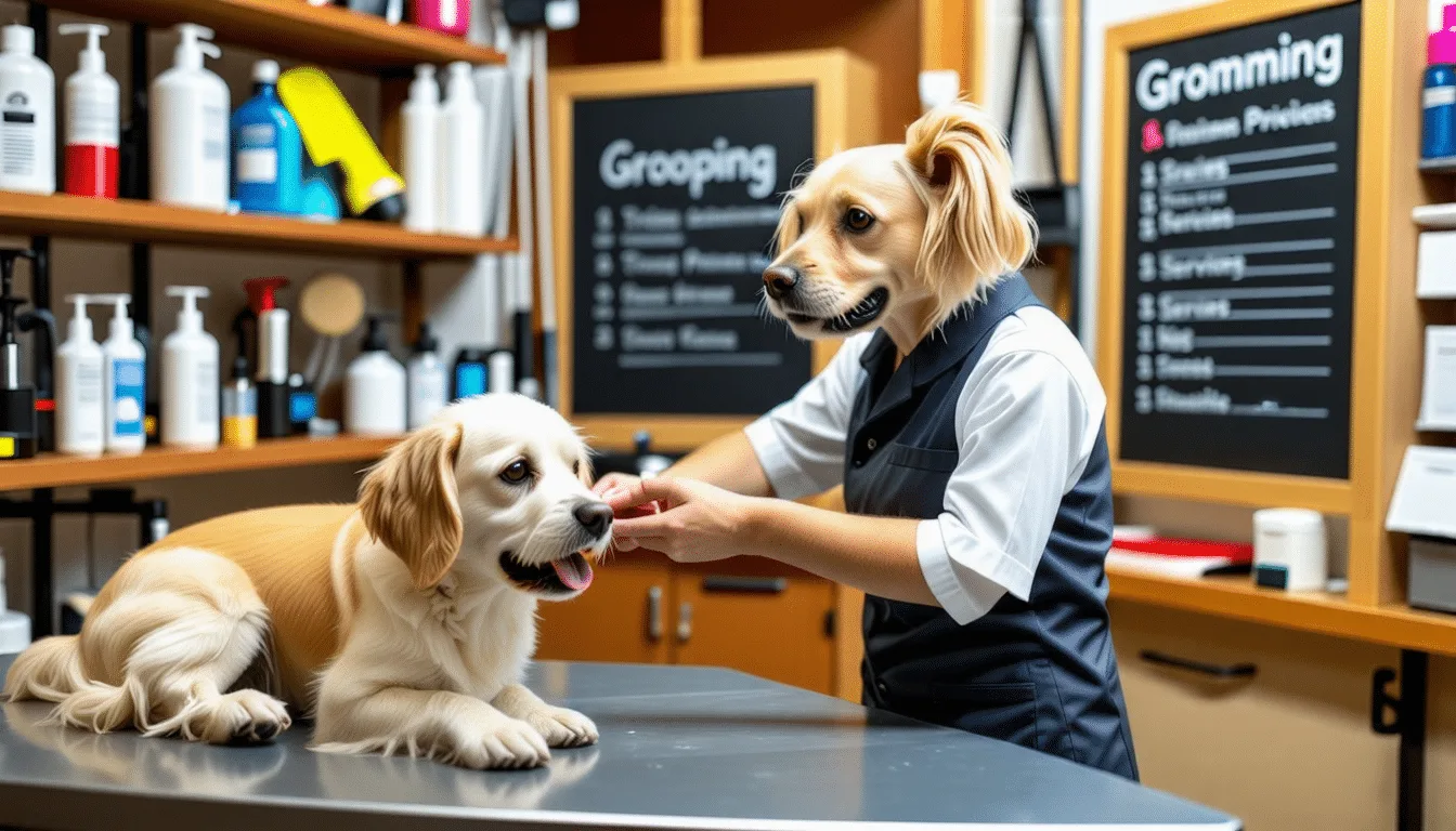 Tarifs de toilettage pour chien