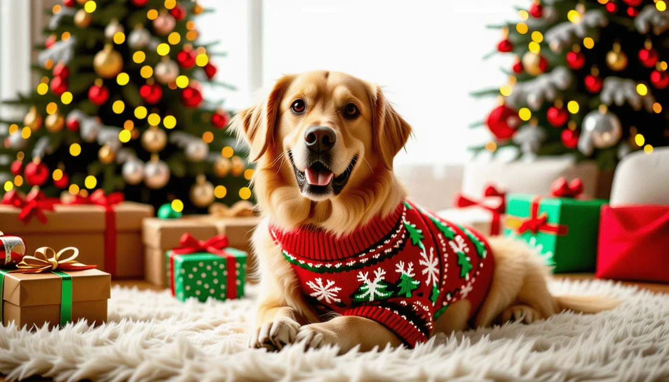 Pull de Noël pour chien