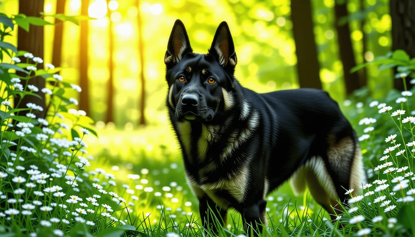 Chien d’élan norvégien noir